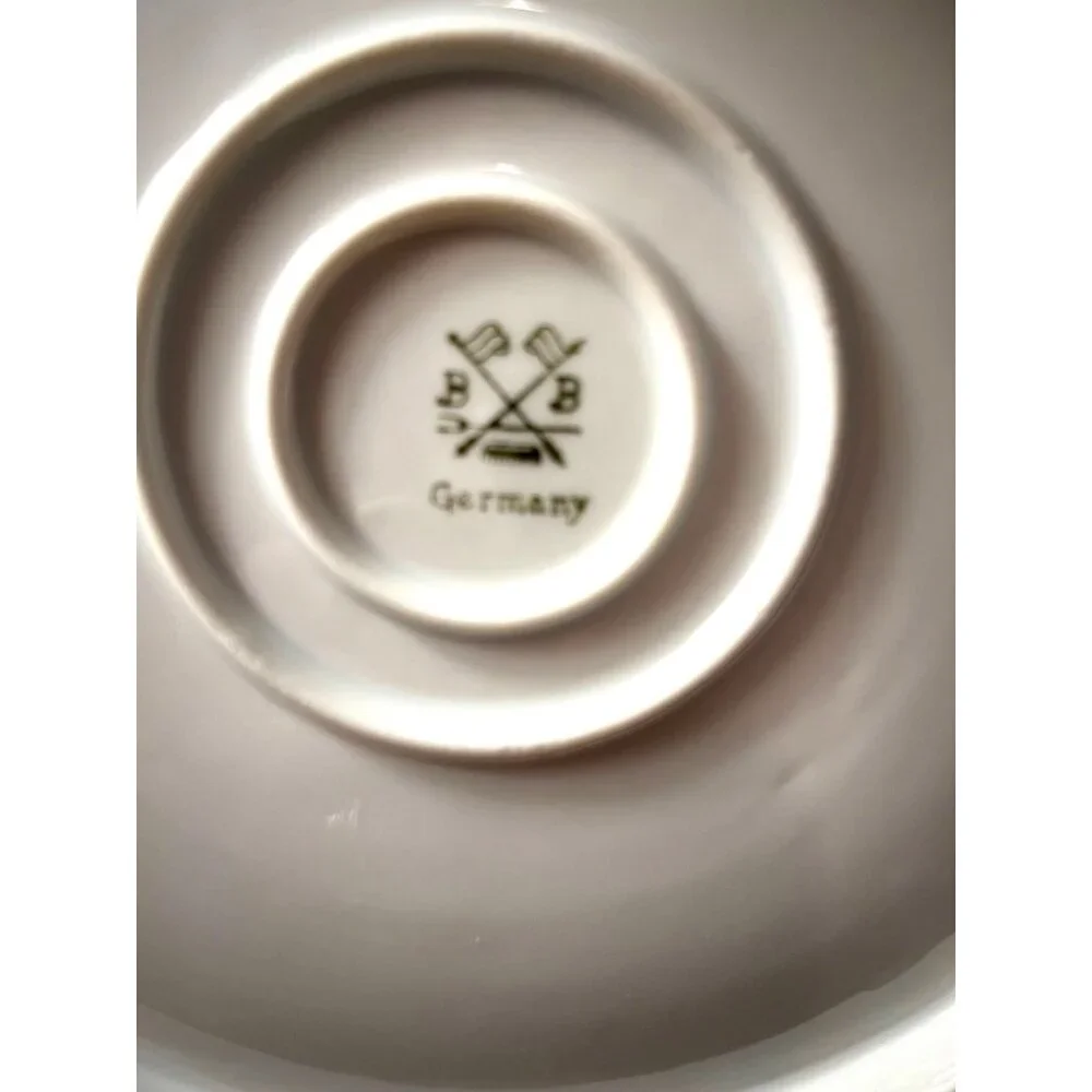 Beyer & Block Antique Dresden Reticulated Porcelain Plate With Floral Design